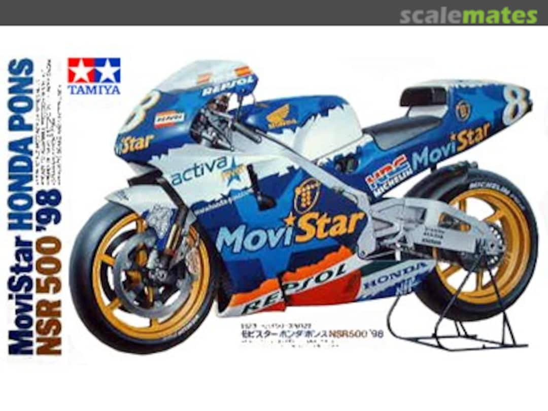 Boxart Honda MoviStar Pons NSR500 '98 14072 Tamiya