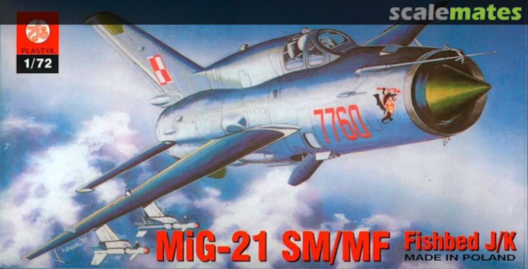 Boxart MiG-21 SM/MF S105 ZTS Plastyk