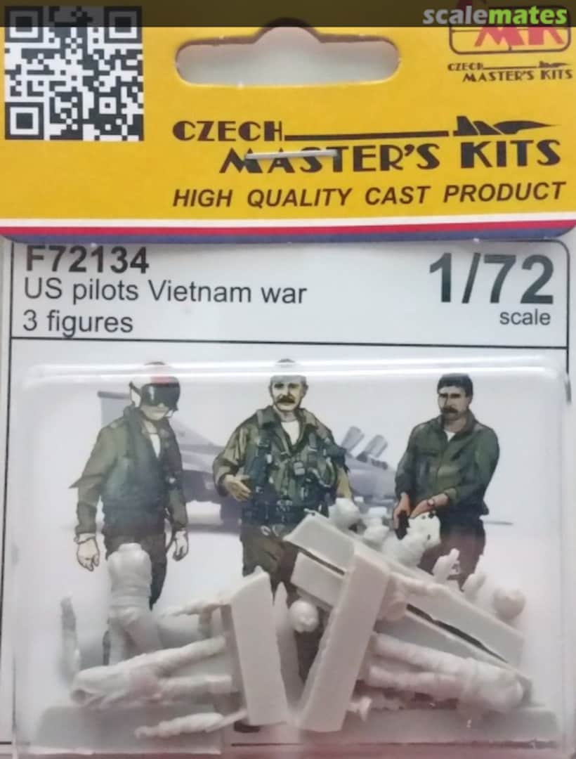 Boxart US pilots Vietnam war (3 fig.) F72134 CMK