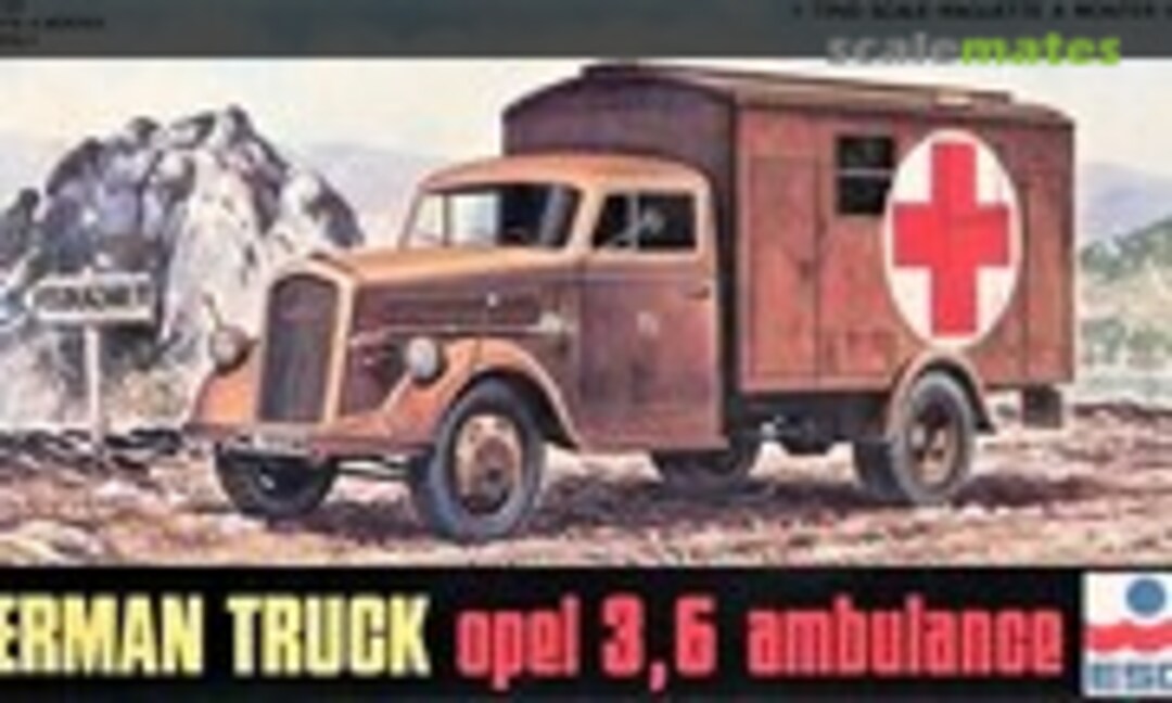 1:72 Opel 3,6 Ambulance (ESCI 8035)