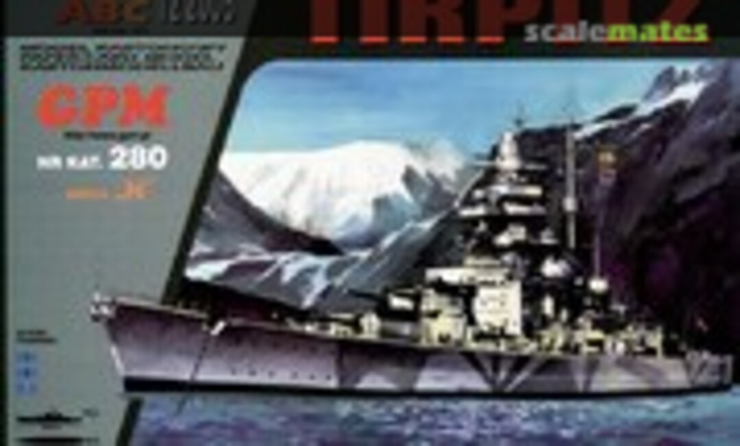 1:200 Tirpitz with Laser-cut Frames (GPM GPM-0280K)