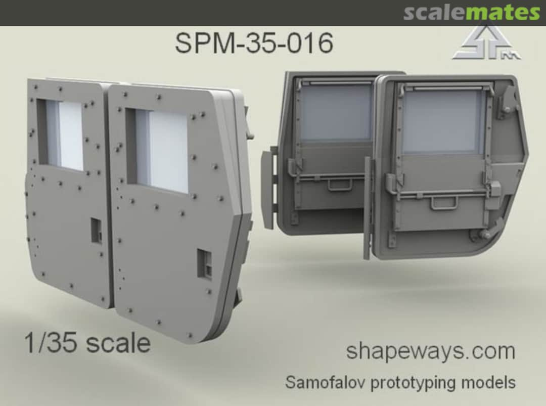 Boxart SPM-35-016 HMMWV armored doors SPM-35-016 Shapeways