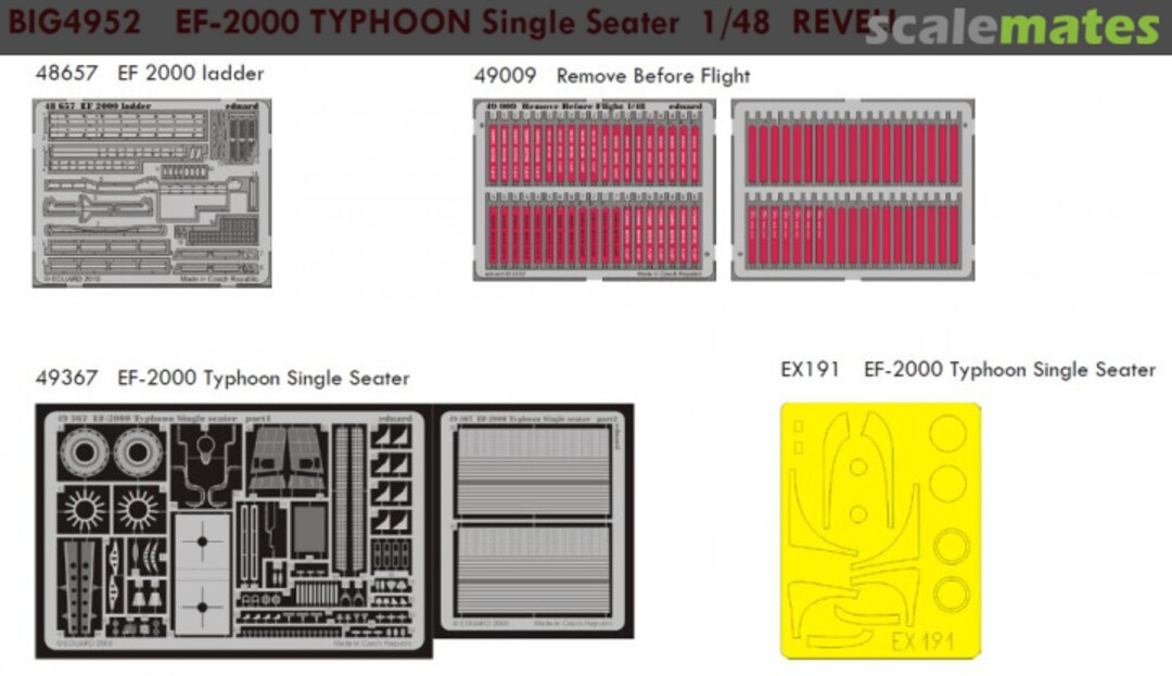 Contents EF-2000 Typhoon Single Seater BIG4952 Eduard