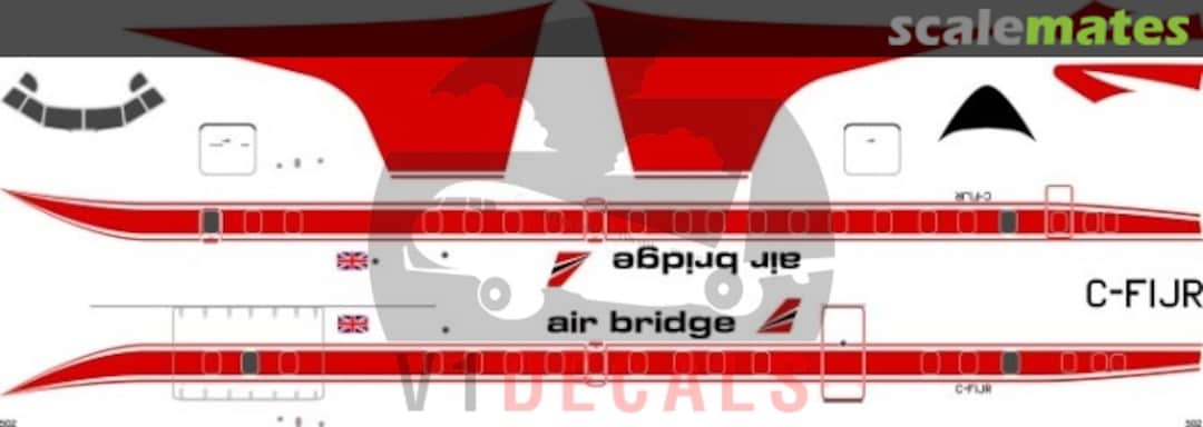 Boxart Air Bridge Lockheed L-188 Electra V1D0180-144 V1 Decals