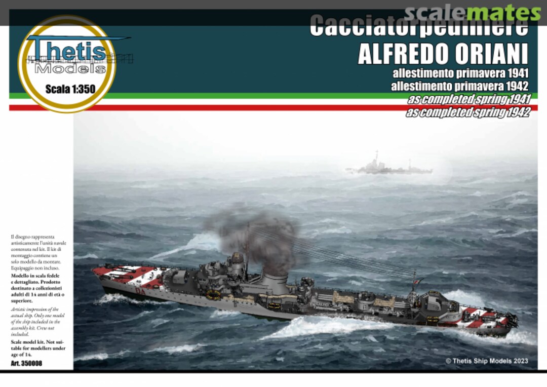 Boxart Alfredo Oriani 350008 Thetis Models