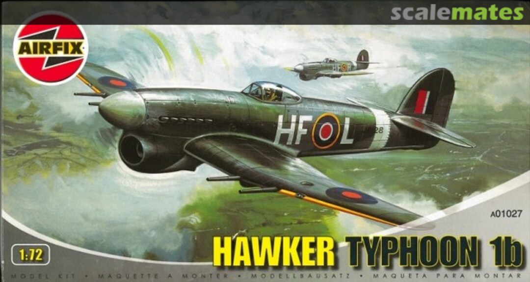 Boxart Hawker Typhoon 1b A01027 Airfix