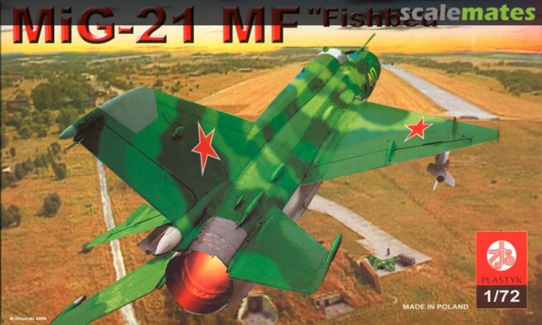 Boxart MiG-21 MF S035 ZTS Plastyk