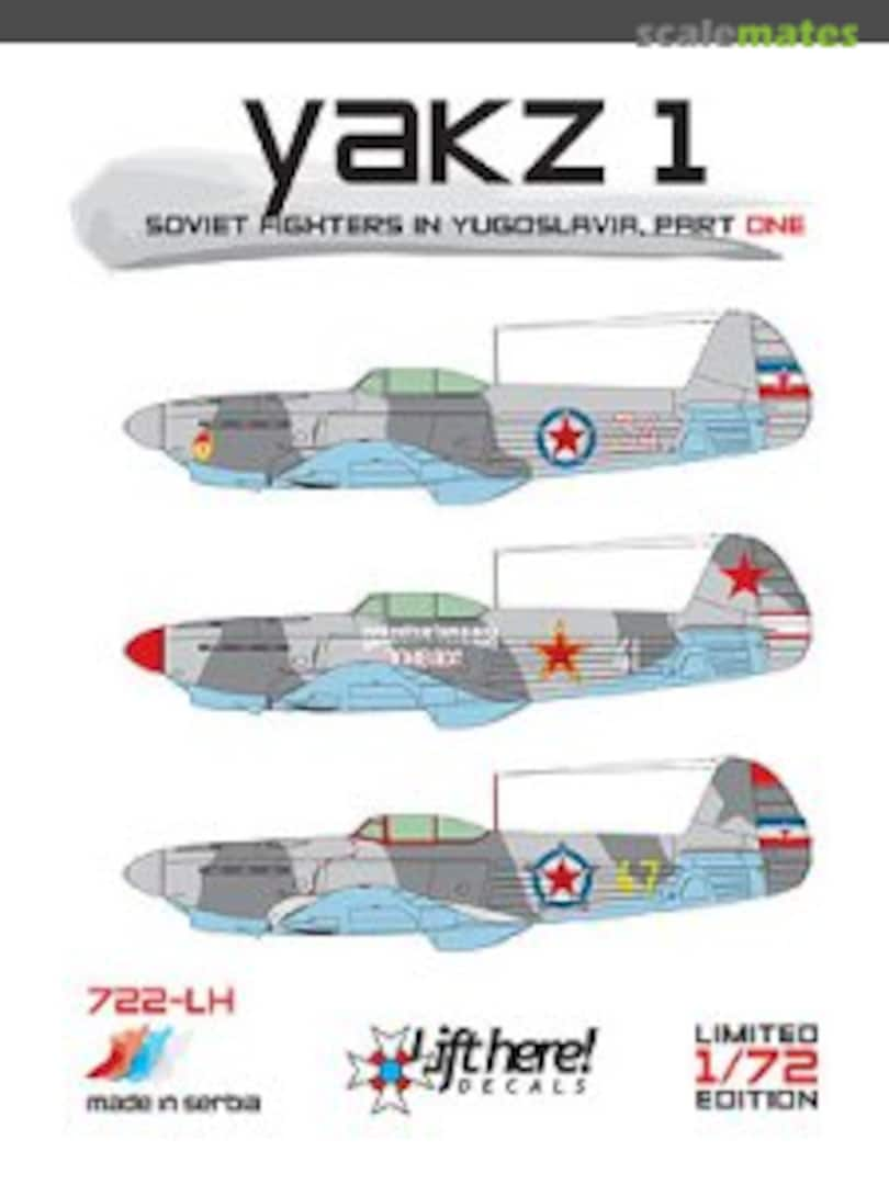 Boxart Yakz 1 722-LH Lift Here Decals