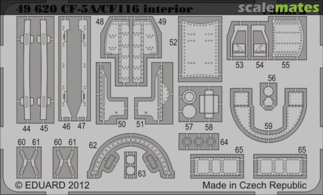 Boxart CF-5A/ CF-116 interior S. A. 49620 Eduard