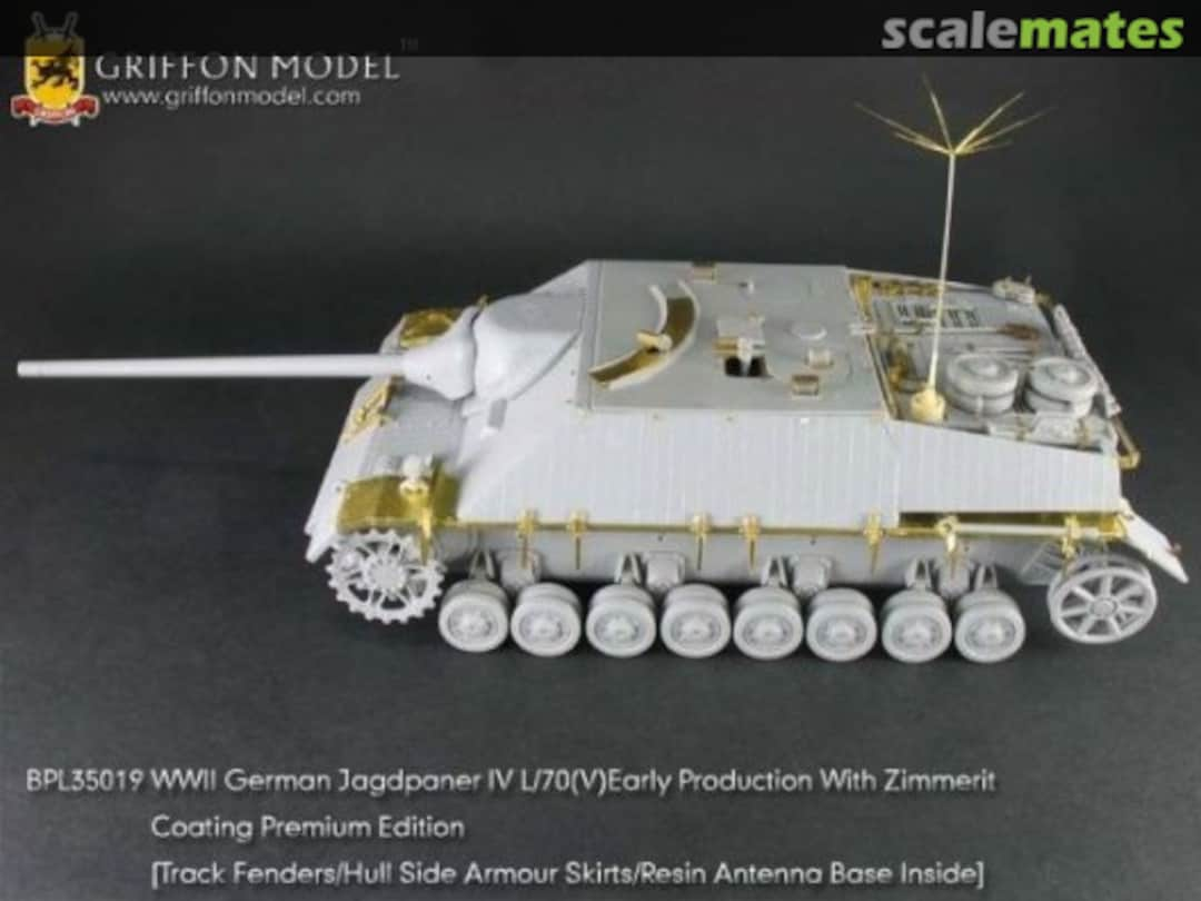 Boxart Jagdpanzer IV L/70(V) Early Production with Zimmerit Coating Premium Ed. BPL35019 Griffon Model