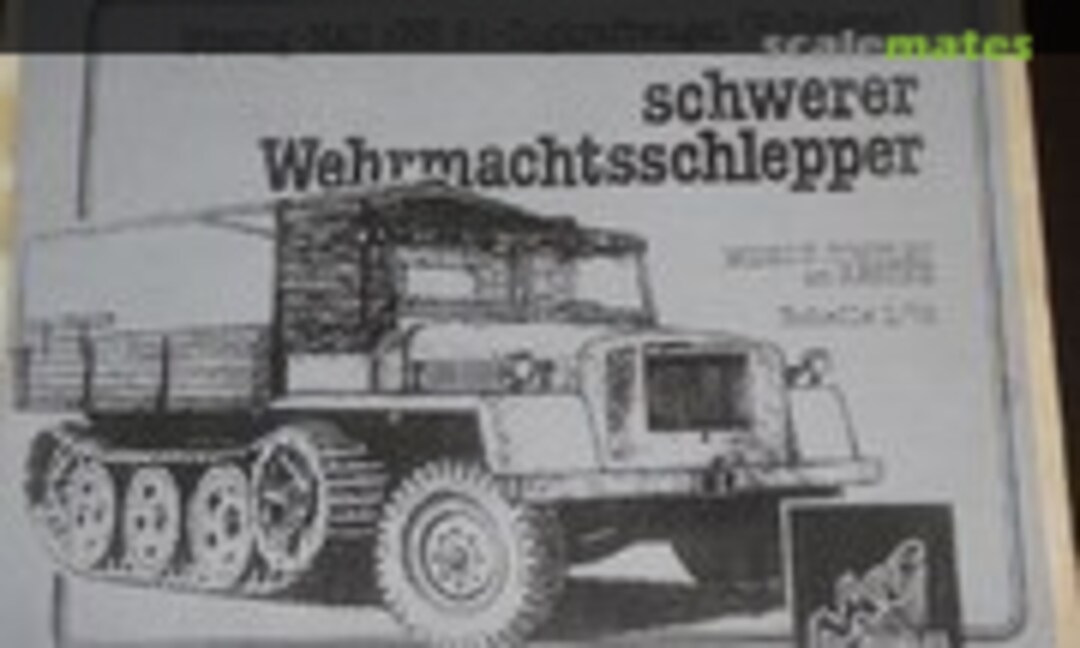 1:35 Bussing-NAG German &quot;Schwerer Wehrmachtsschlepper 8t-Zugkraftwagen&quot; s.WS heavy half-track (NKC Modeles 163590VM)