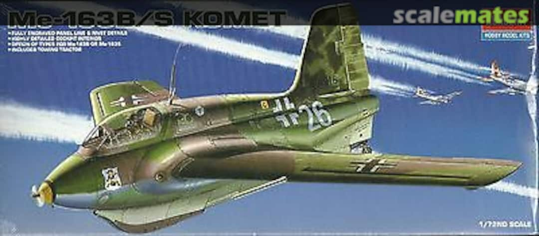 Boxart Me-163B/S Komet 1673 Academy