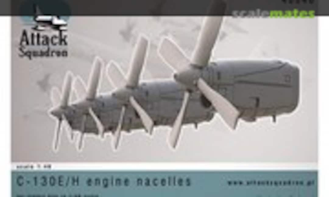 1:48 C-130 E/H Engine nacelles + propellers set (Attack Squadron 48046)