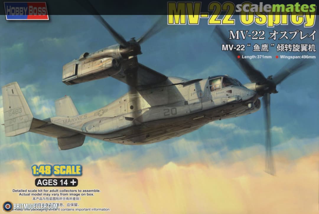 Boxart MV-22 Osprey 81769 HobbyBoss