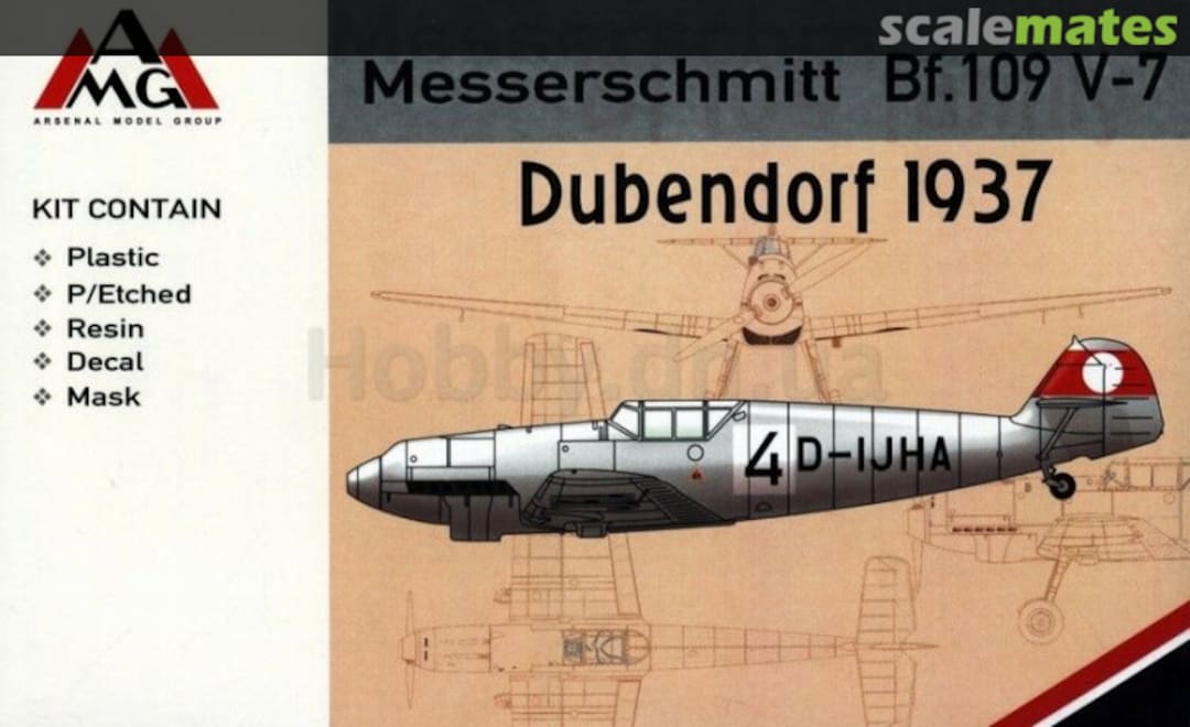 Boxart Messerschmitt Bf.109 V-7 72413 AMG