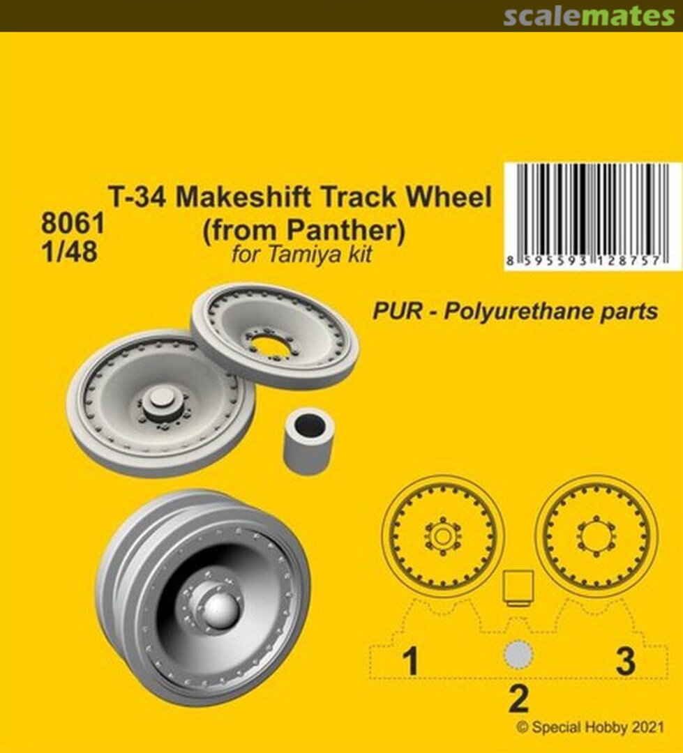 Boxart T-34 Makeshift Track Wheel (from Panther) 8061 CMK