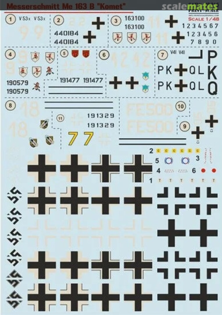 Boxart Messerschmitt Me 163 B "Komet" 48-216 Print Scale