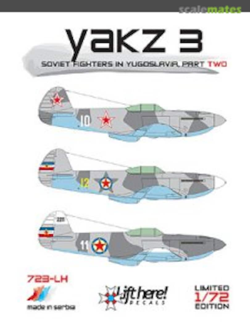 Boxart Yakz 3 723-LH Lift Here Decals