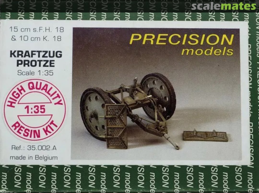 Boxart Kraftzug Protze 15 cm s.F.H.18 & 10 cm s.K.18 35.002.A Precision Models