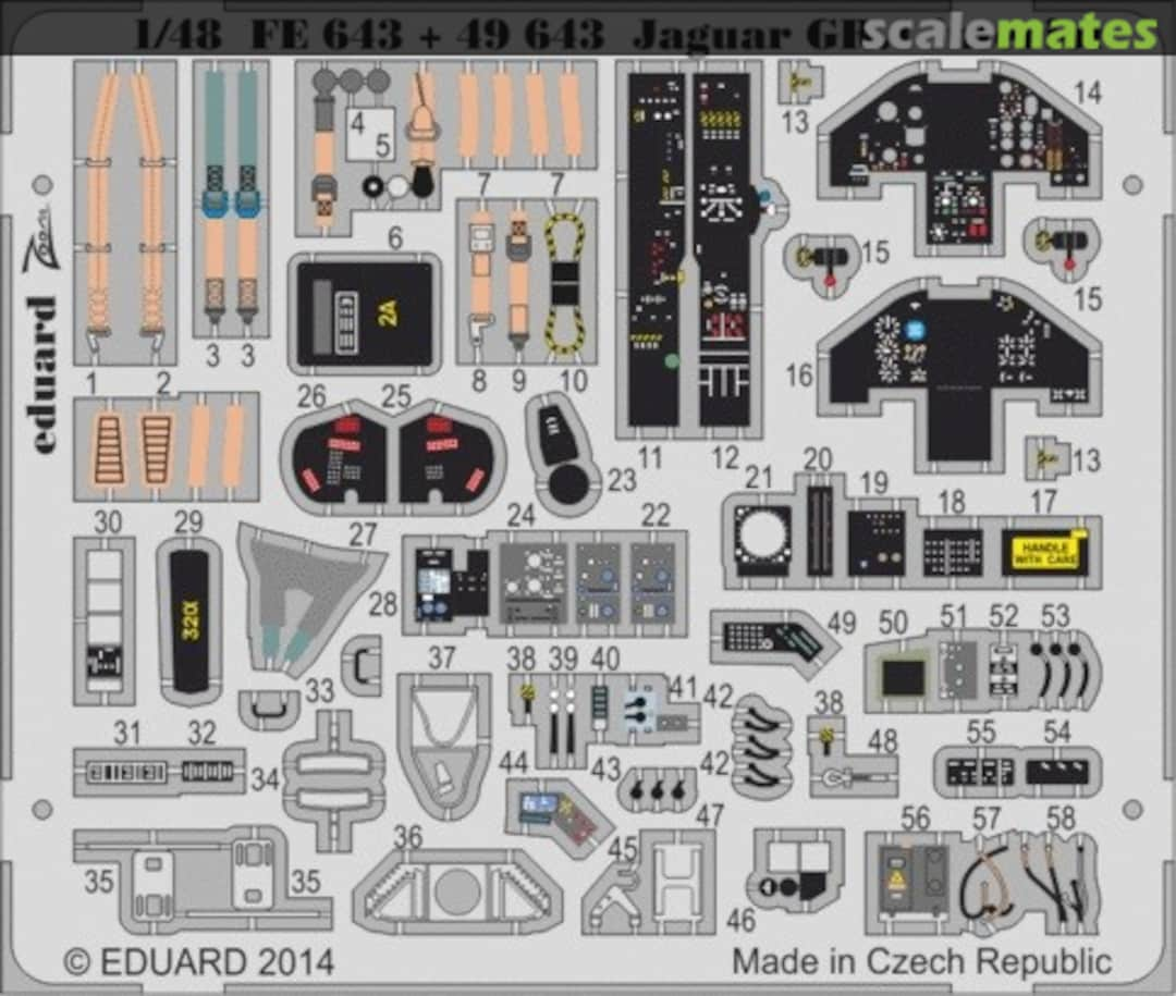 Boxart Jaguar GR.1 interior S.A. 49643 Eduard