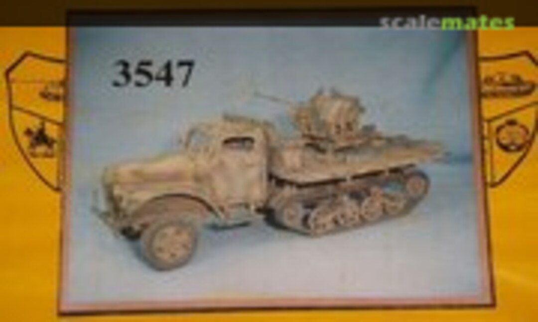 1:35 Maultier half-track w/ 2cm Flak 38 gun (Elite Modell 3547)