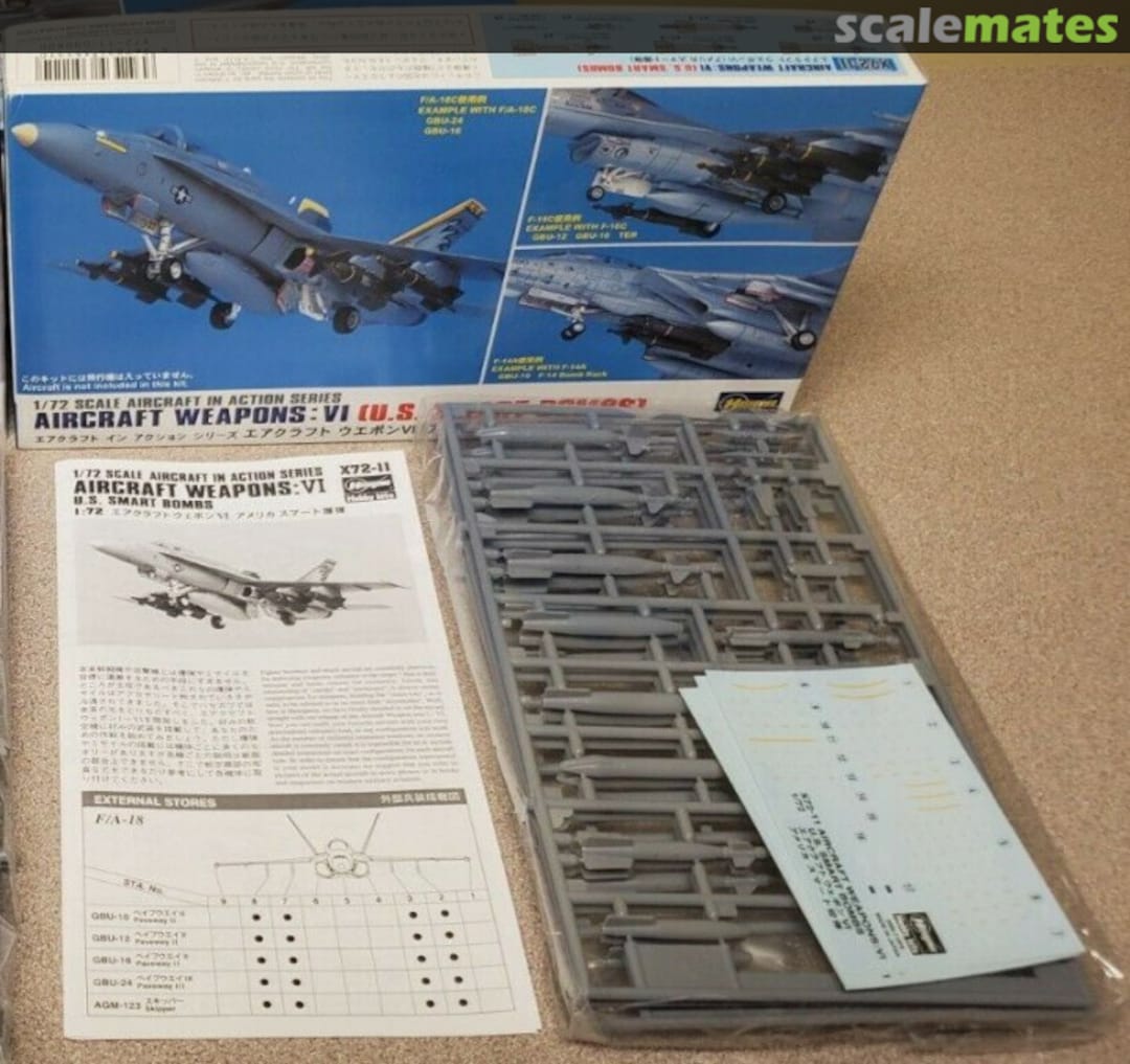 Contents Aircraft Weapons: VI 35011-500 Hasegawa