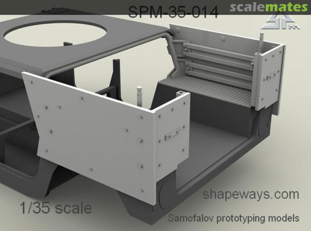 Boxart SPM-35-014 HMMWV side shields for GMV SPM-35-014 Shapeways