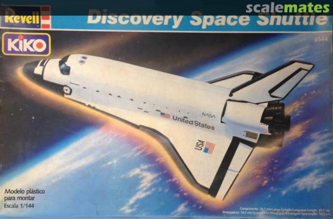 Boxart Discovery Space Shuttle H-4544 Revell/Kiko