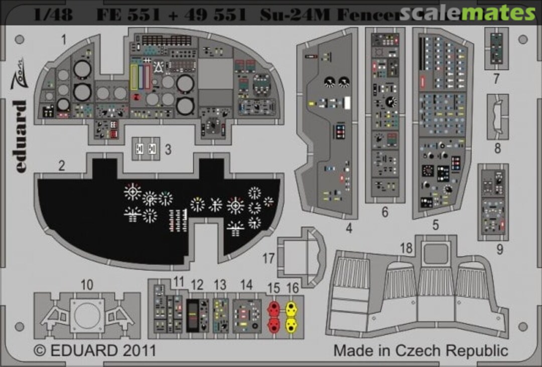 Boxart Su-24M Fencer D interior S.A. FE551 Eduard