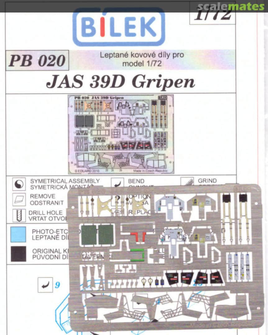 Boxart JAS-39D Gripen PB 020 Bilek