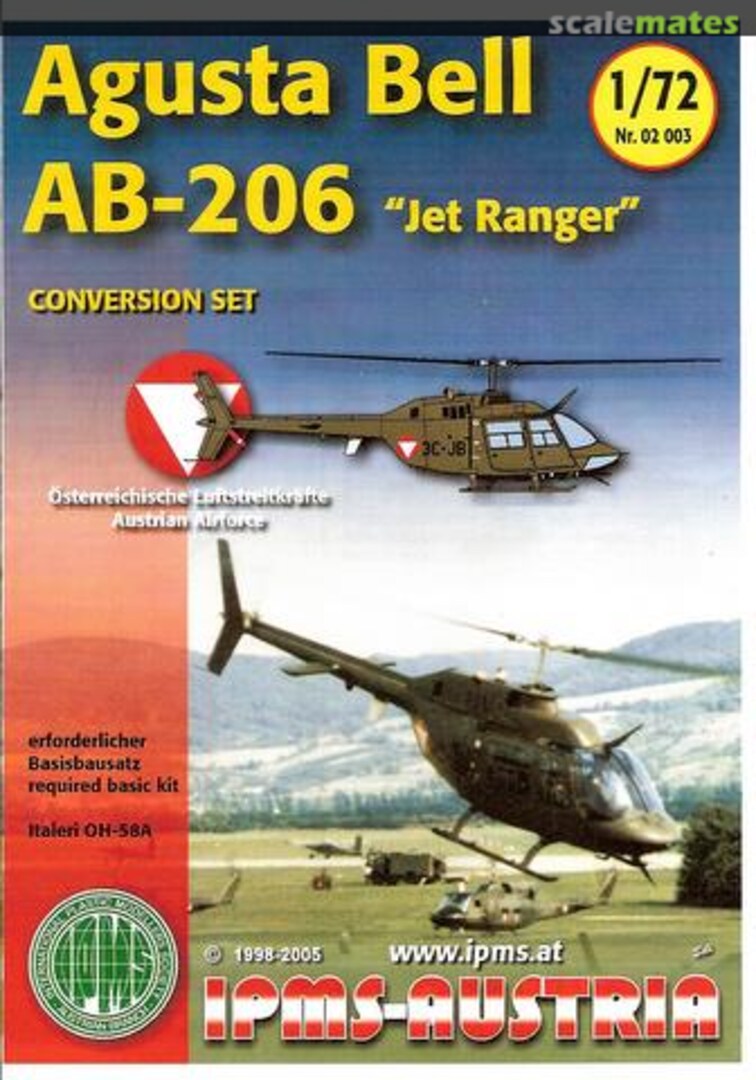 Boxart Agusta-Bell AB 206 Jet Ranger 02 003 IPMS Austria