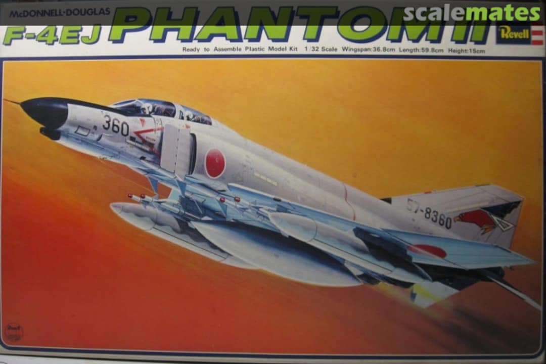 Boxart F-4EJ Phantom II H-3001:2500 Revell Japan