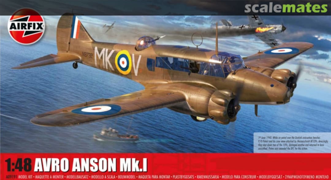 Boxart Avro Anson Mk.I A09191 Airfix