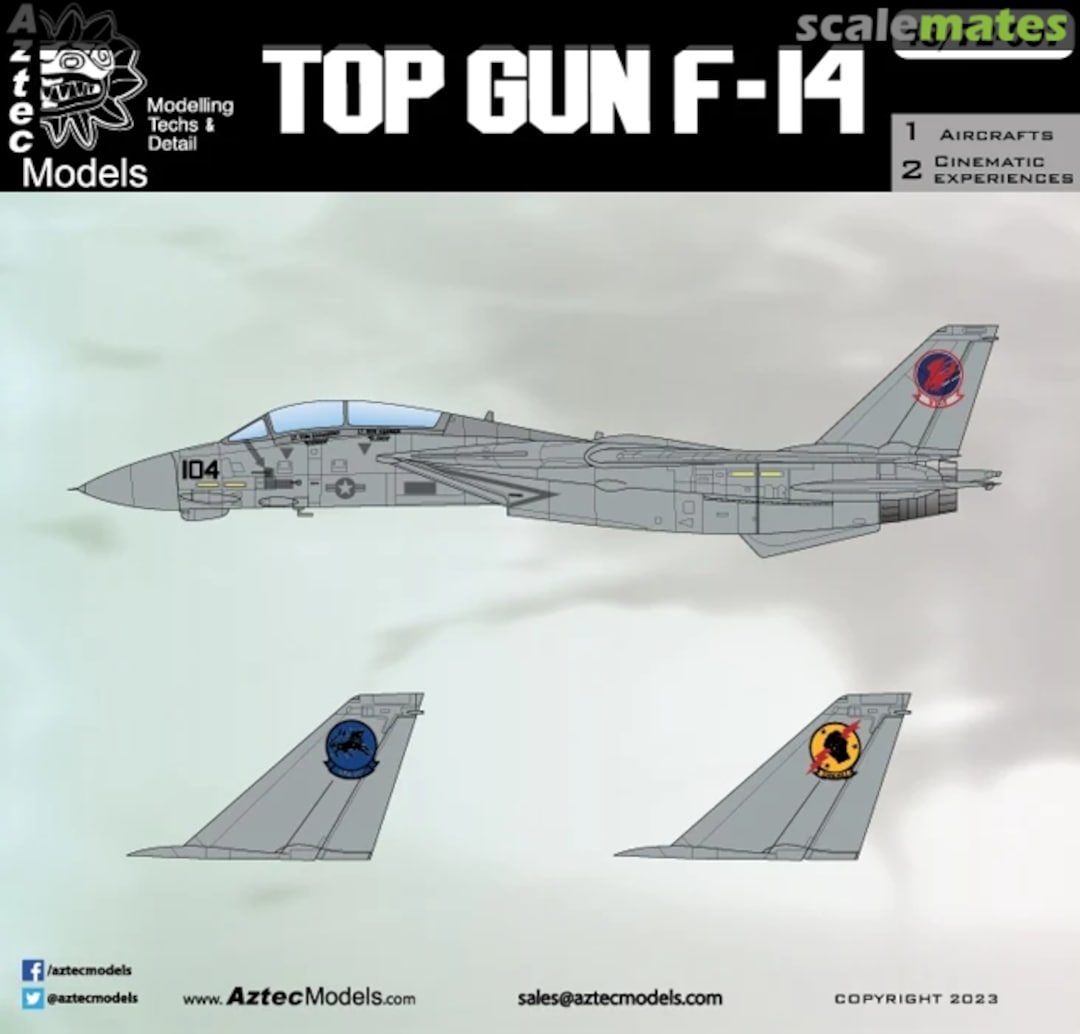 Boxart Top Gun F-14 48097 Aztec Models