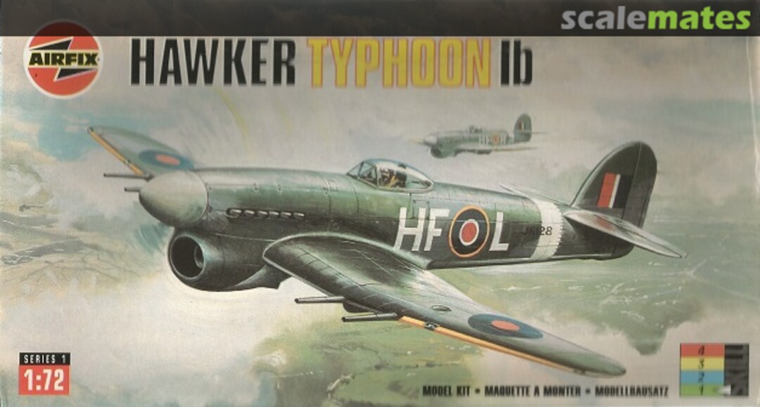 Boxart Hawker Typhoon Ib 01027 Airfix