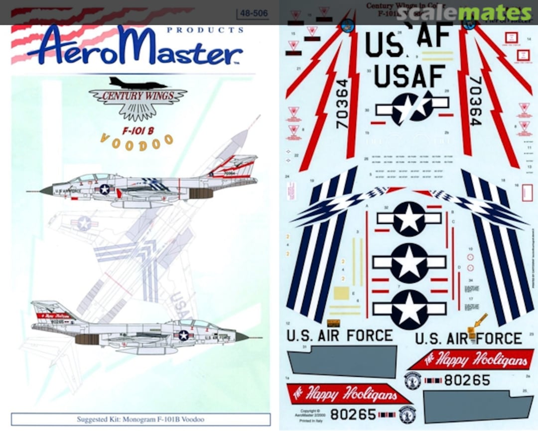 Boxart F-101B Voodoo 48-506 AeroMaster