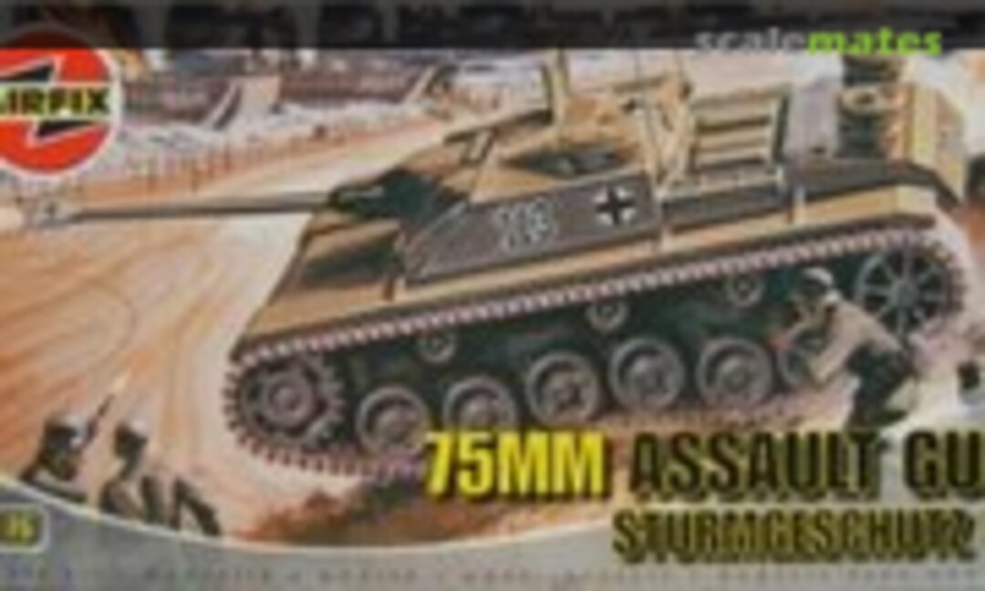 1:76 75mm Assault Gun Sturmgeschütz III (Airfix 01306)