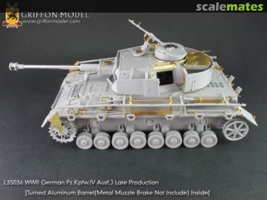 Boxart Pz.Kpfw.IV Ausf.J Late Production, Full detail set for Dragon kit # 6575 L35036 Griffon Model