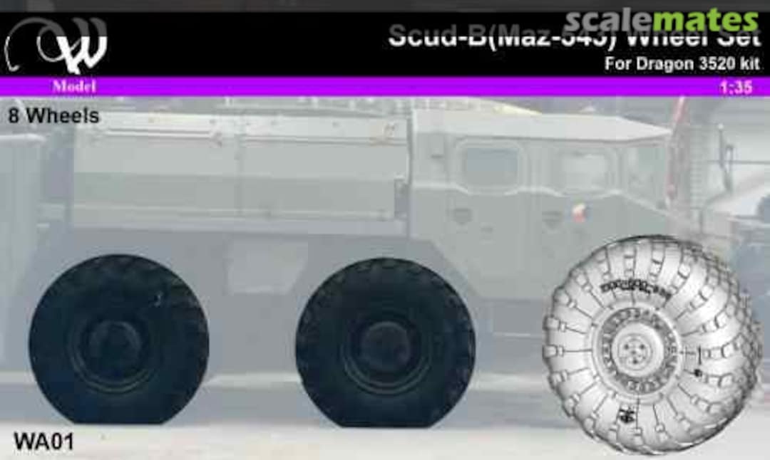 Boxart Scud-B(Maz-543) Wheel Set WA01 W-Model