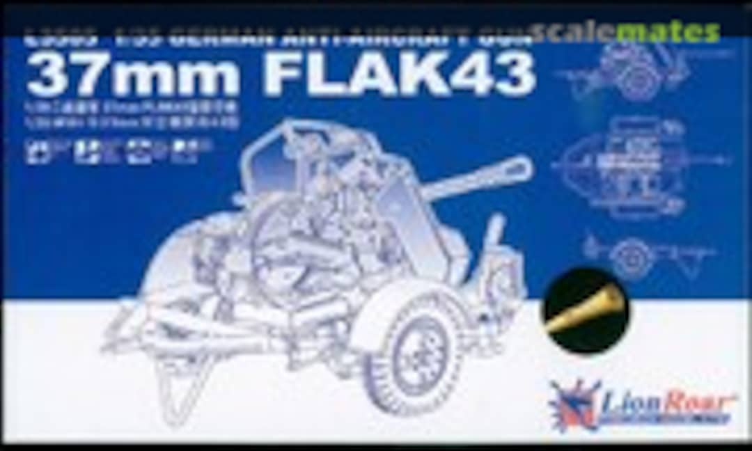 1:35 German Anti-Aircraft Gun 37mm FlaK 43 (Lion Roar L3505)