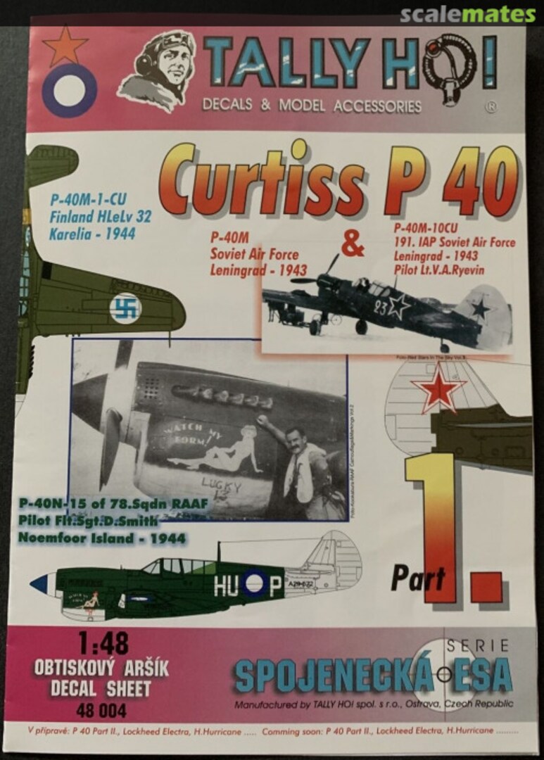 Contents Curtiss P-40 48-004 Tally Ho! (CZ)