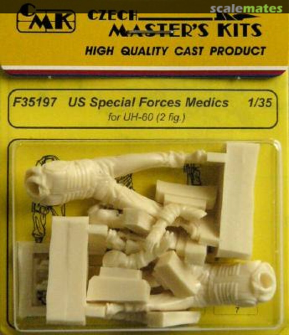 Boxart US Special Forces Medics for UH-60 2 fig. F35197 CMK