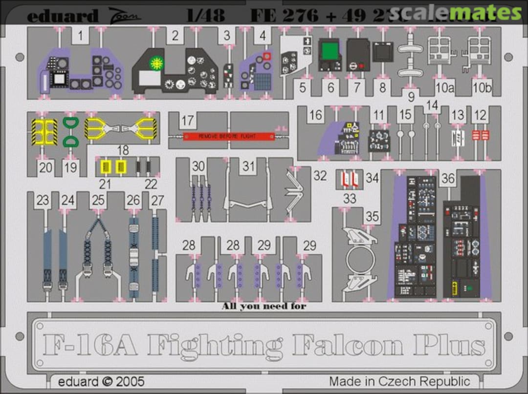 Boxart F-16A Plus interior 49276 Eduard