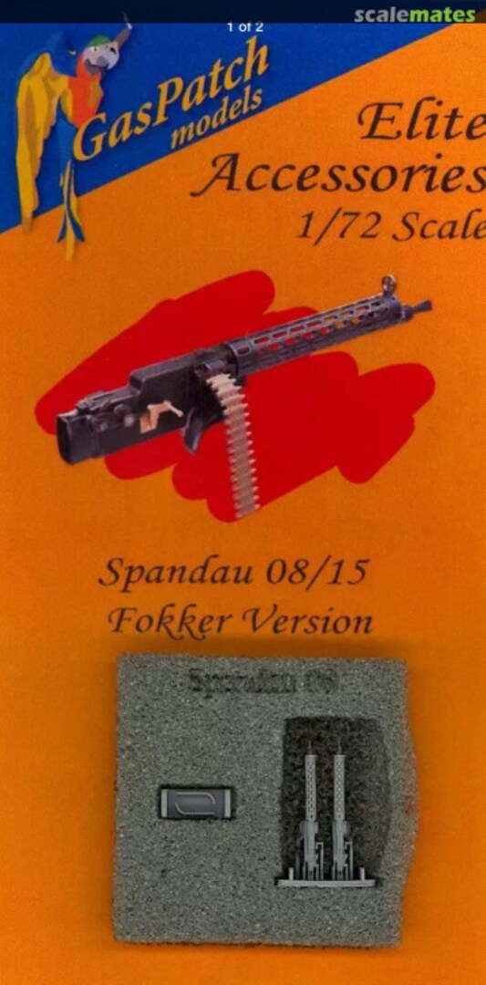 Boxart Spandau 08/15 Fokker Version 19-72201 GasPatch Models