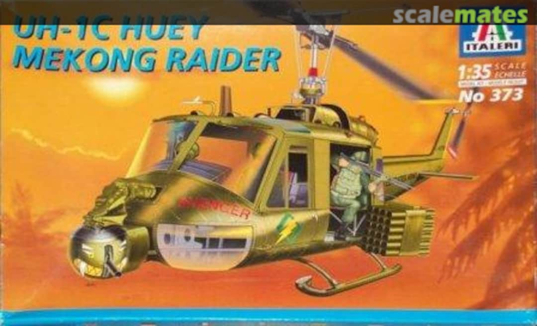 Boxart UH-1C Huey 373 Italeri