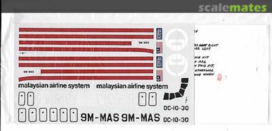 Boxart Malaysian DC-10-30 RW3028 Runway 30