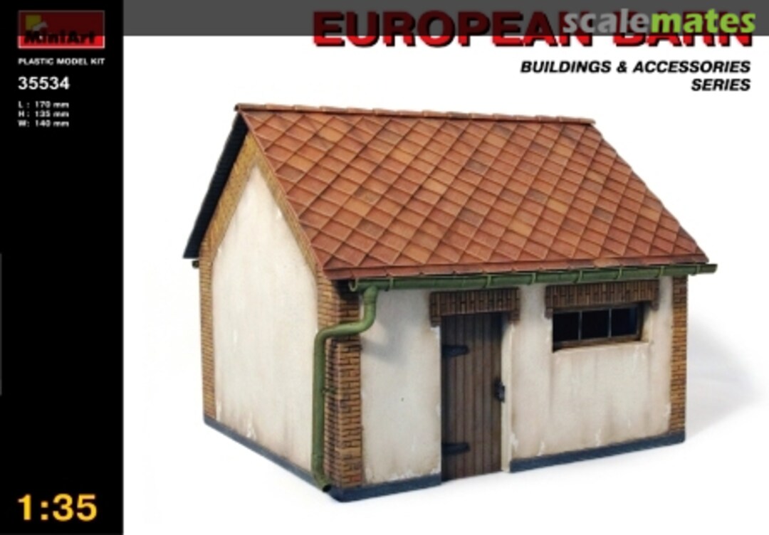 Boxart European barn 35534 MiniArt