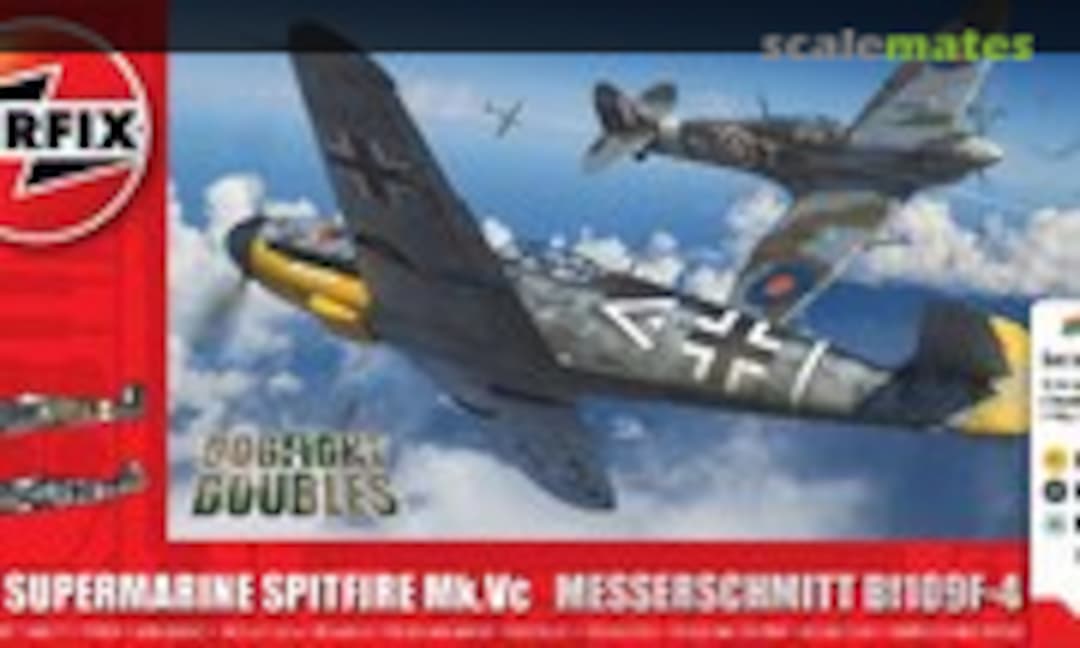 1:72 Supermarine Spitfire Mk.Vc vs Messerschmitt Bf109F-4 (Airfix A50194)