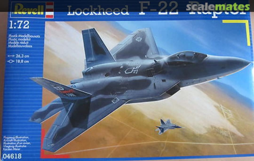 Boxart Lockheed F-22 Raptor 04618 Revell