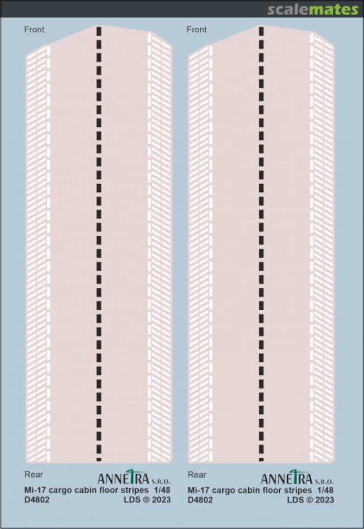 Contents Mi 17 cargo cabin floor stripes D4802 Annetra